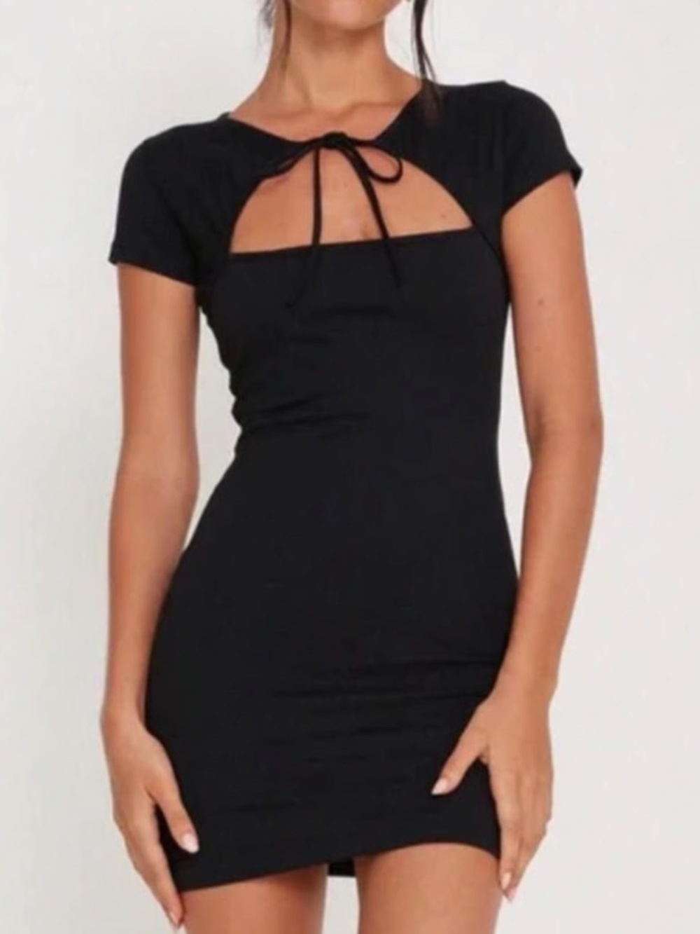 NWT Motel Rocks Lovella Mini Dress in Black